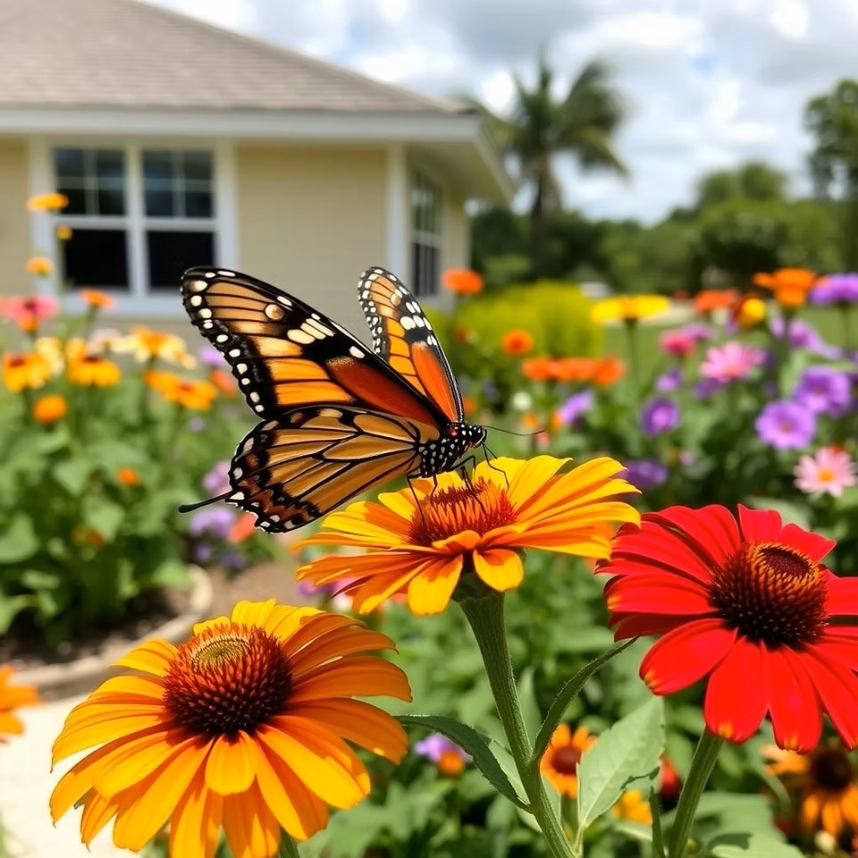 Florida butterfly and wildlife garden